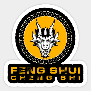 FENG SHUI Cheng Shi Dragon`s Breath Wisdom and Good Fortune Sticker